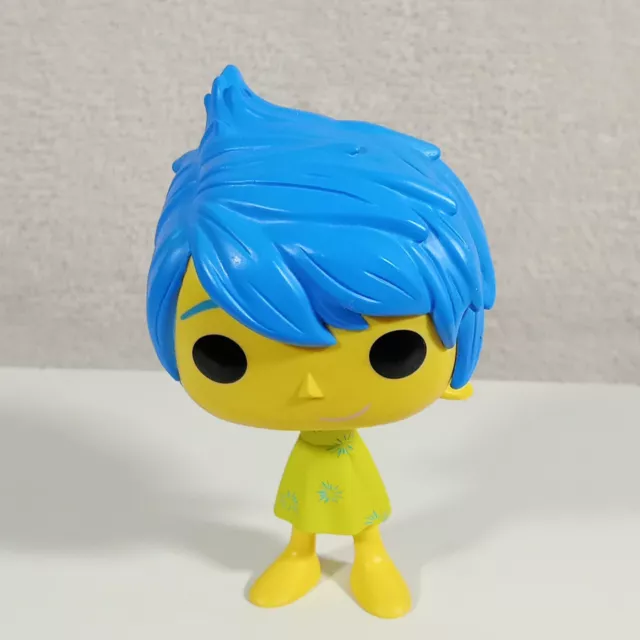 Disney Pixar Inside Out Joy Funko Pop Figure Blue Yellow Resin Toy Collectible