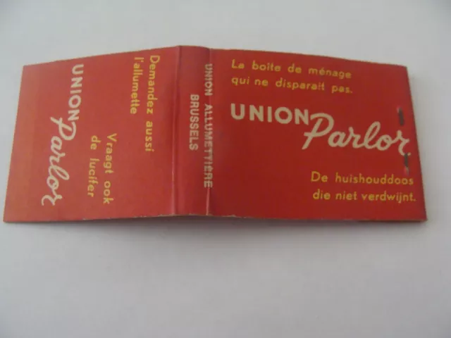 Pochette allumettes - UNION PARLOR - Bruxelles - BELGIUM - (P50)