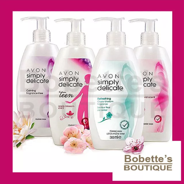 SIMPLY DELICATE AVON Gel de Toilette Intime 4 Senteurs au Choix !