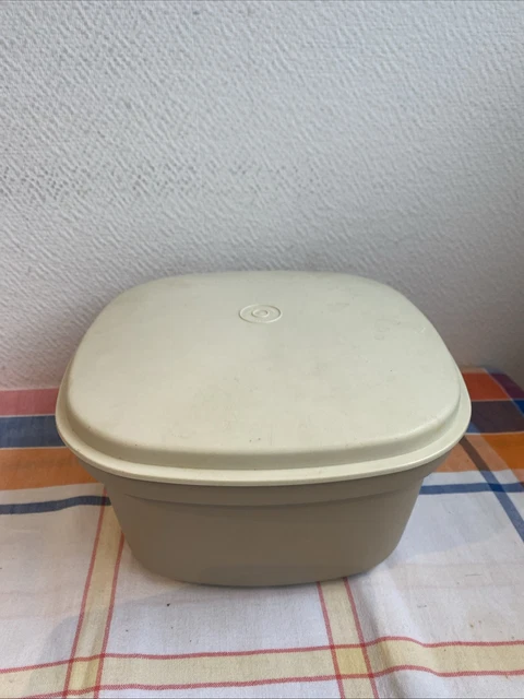 Boîte Tupperware Vapeur Ancienne - Passeoire Intégrée - Cuisson - Occasion