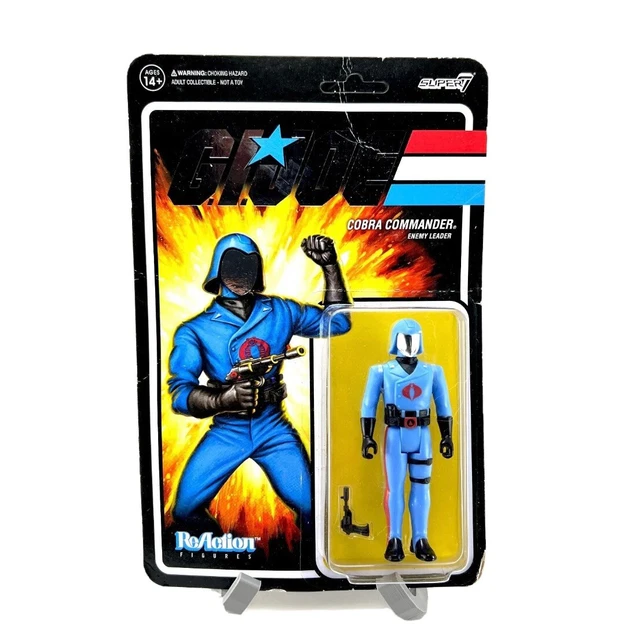 VERY LOW PRICING!! Joe COBRA COMMANDER (Vac Metal) Figure Exclusive