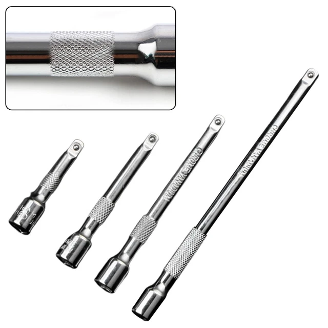 CONVENIENT 4PC SOCKET Ratchet Extension Bar Set Easy Installation Quick ...