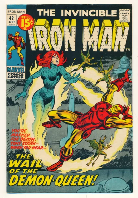Marvel Invincible Iron Man Comic Issue #42 1st App! Mikas Demon Queen 6.0 FN