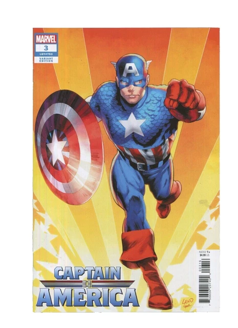 Captain America  #3 Greg Land 1:25 Variant Marvel Comic 2023 NM