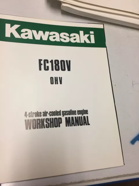 NOS Genuine Kawasaki Dealer Service  FC180V OHV 4-Stroke Engine workshop manual