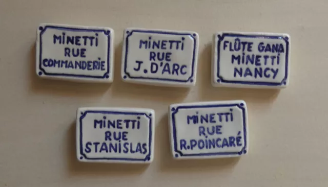 Feve Nex  -  série Plaques de rue - Minetti