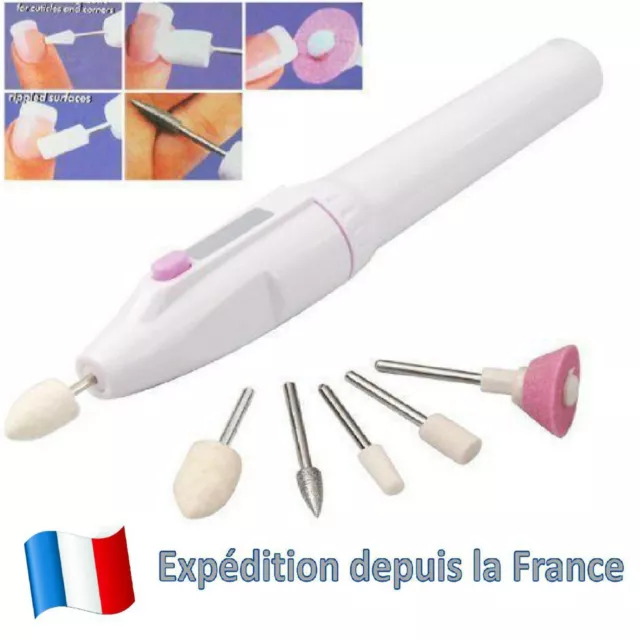 Kit Manucure Ponceuse à Ongle Electrique Lime A Ongles Pédicure soins