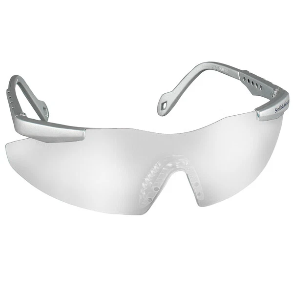 Smith & Wesson 19961 Safety Glasses, Wraparound Clear Polycarbonate Lens, 2