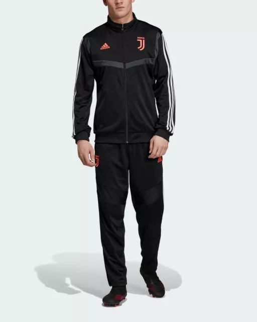 TUTA JUVENTUS ADIDAS 2019/2020 NERA JUVE pes suit DX9118/DX9115 BLACK UOMO/BIMBO