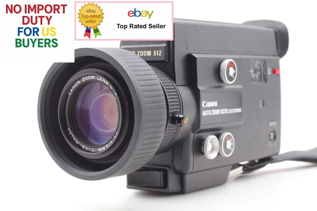 Caméra Super 8 Canon Auto Zoom 1014 – Électronique – Zoom Reflex – Argent – Japon