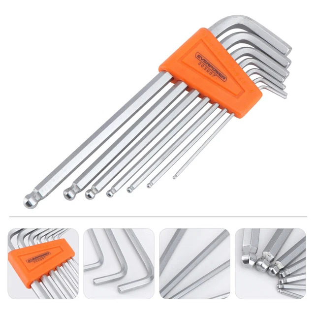 Chiave a L Set Chiavi a vite metriche Multitools Silver Acciaio