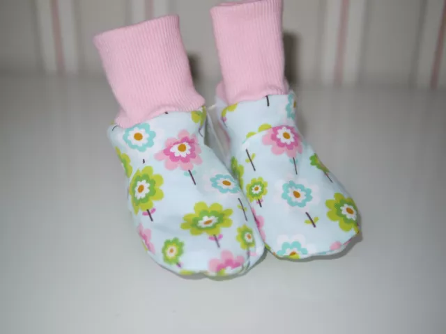 Zapatillas Bebé,Bebé Primeros Zapatos,Primicias,Calcetines de Flores,Florecitas