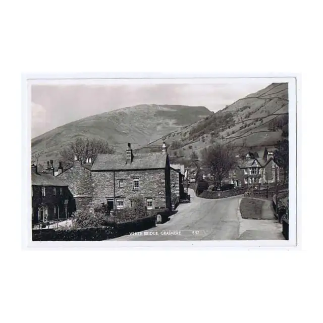 GRASMERE White Bridge, Long Syke, RP Postcard Unused