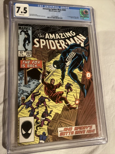 Amazing Spider-Man 265 (Marvel, 1985)  CGC 7.5  **1st Appearance Silver Sable**