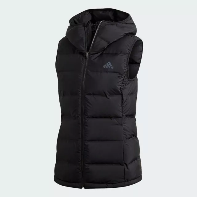 Adidas neo womens patterned gilet on sale black