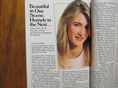 FEB. 7, 1987 TV Guide(LAURA DERN/ANN-MARGRET/CLAUDETTE COLBERT/STEPHEN