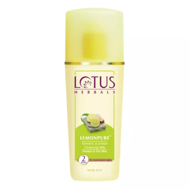 Lotus Herbals Lemonpure Curcuma Et Citron Démaquillage Lait - 80ml