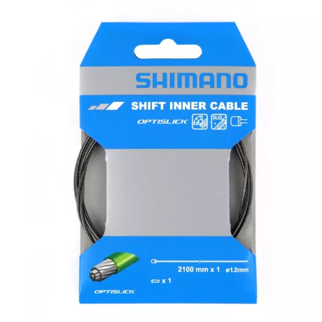 Shimano OptiSlick Inner Shift Cable 2100mm x 1.2mm suits SL-M8000 ST-5800