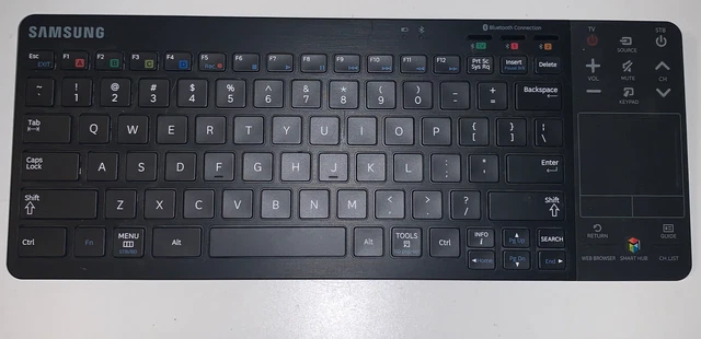 Samsung Wireless Bluetooth Keyboard Smart TV Control Controller VG-KBD2000