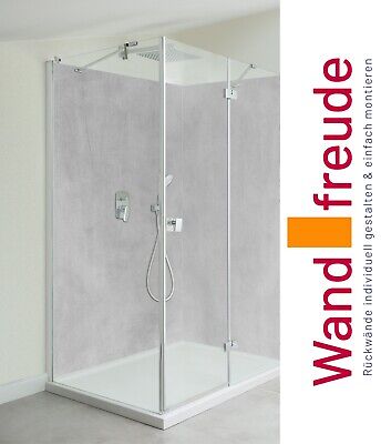 Pared posterior de ducha aluminio gris yeso en bruto paredes traseras de ducha 1+2 placas revestimiento de pared