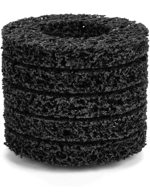 POLY DISCS STRIPPING WHEELS 115X22mm -BLACK-BLUE-PURPLE-ORANGE
