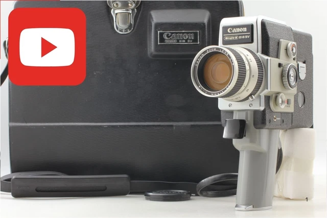 EXC+5 W/ CASE] Canon Single 8 518 SV Auto Zoom 8mm Film