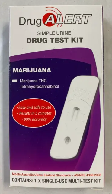 Drug Alert - Urine Drug Test Kit Marijuana THC 1 Pack 99% Accuracy