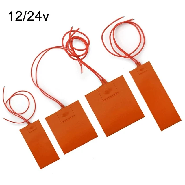 Chaud Vente Silicone Chauffage Coussinet Chaleur Tapis Orange Souple Lit Plaque