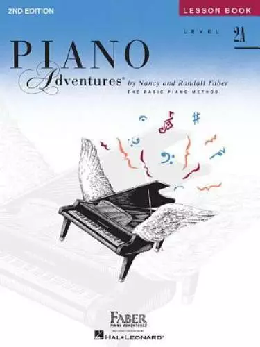 Level 2A - Lesson Book: Piano Adventures - Paperback By Faber, Nancy - GOOD