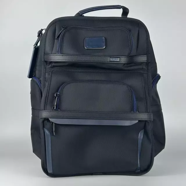 Tumi Alpha 3 Backpack Shoulder Bag Business Sports Nylon Blue Line