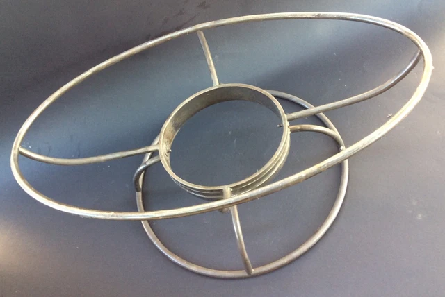 Large Vintage Christofle Silver Plated Food Warming Chafing Stand For Burner.