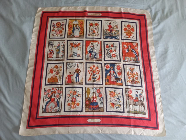 Rare Foulard Hermés  Imagerie, Scarf Hermés Imagerie