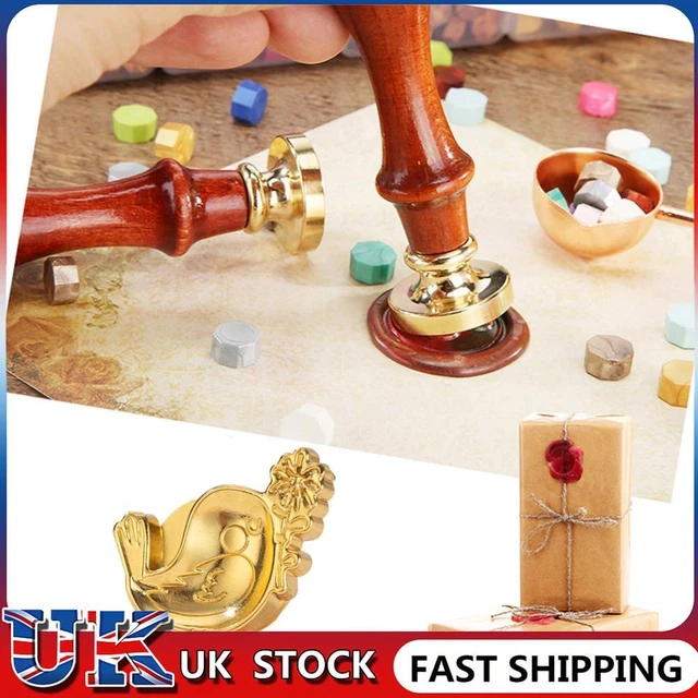 ❀ Special-shaped Fire Paint Head Retro 3D Relief Stamps Head for Wedding Card (I