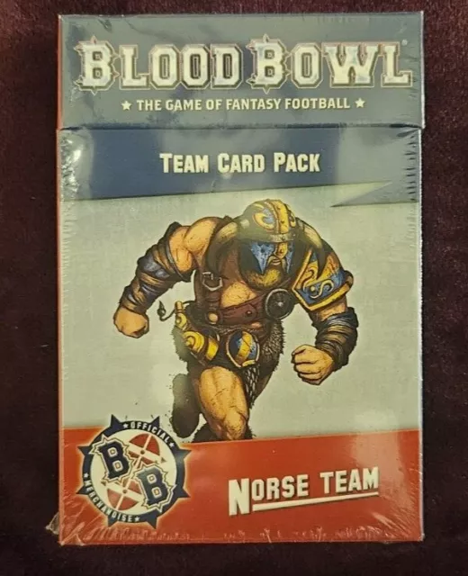 Blood Bowl Norse Team Card Pack | Teamkarten | Nordmänner | Karten | Warhammer