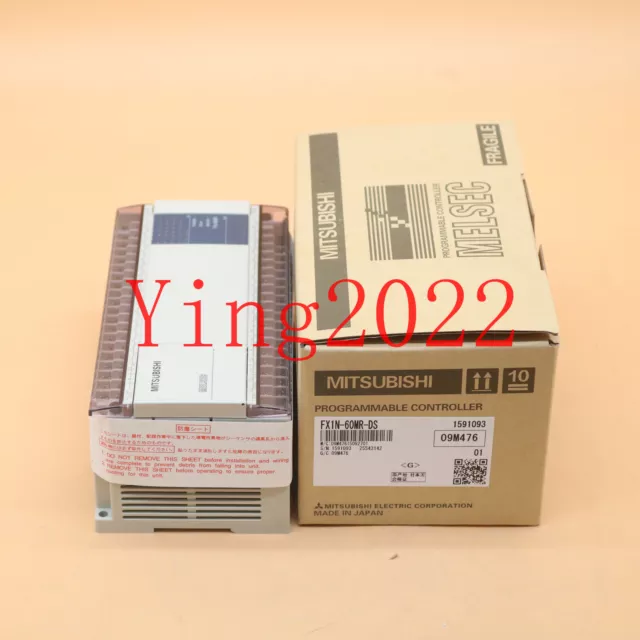 New Mitsubishi 1PC PLC programmable controller FX1N-60MR-DS IN BOX FAST SHIP