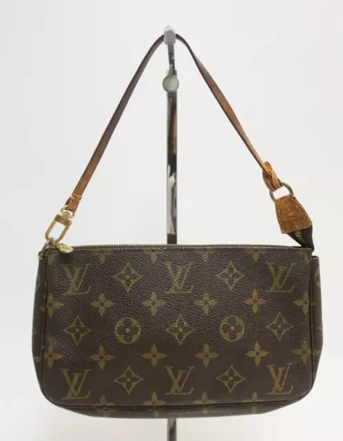 Authentic Louis Vuitton Monogram Pochette Accessories Pouch Bag  #27489