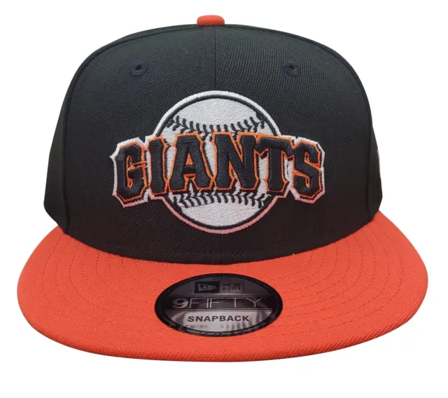 New Era 9Fifty Black/Orange MLB San Francisco Giants Cooperstown Custom