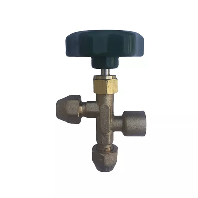 Air Conditioning Fluoride Three-Way Valve Inch Interface Fluoride Valve