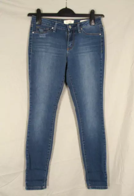 JESSICA SIMPSON Blue Denim KISS ME SUPER SKINNY LEG Faux Front Pockets JEANS 27