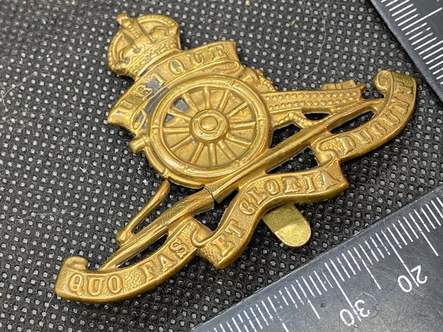 ORIGINAL BRITISH ARMY WW1 / WW2 Royal Artillery Cap Badge £10.00 ...