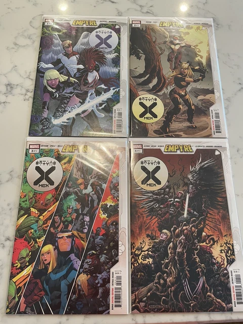 Empyre X-Men 1-4 Complete Comic Lot Run Set Marvel Hickman Collection NM