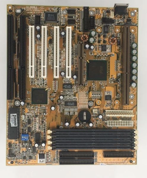 Isa Computer Part MOTHERBOARD GIGABYTE GA-686BLX, rev 2.3, 2 x isa, 4 x pci, slot1, at £ ...