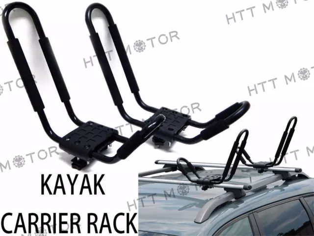 1 Coppia Canoa Barca Kayak Tetto Cremagliera Auto SUV Camion Top Montante