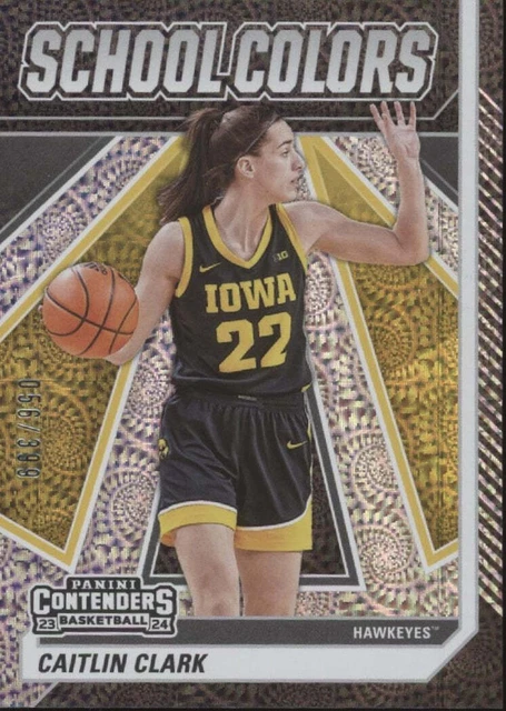 CAITLIN CLARK 2024 Panini Caitlin Clark Collection School Colors /399 #