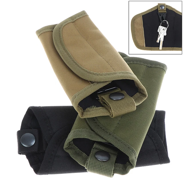 OUTDOOR MILITARY POUCH Belt Tactical Key Pocket Key chain Holder Case