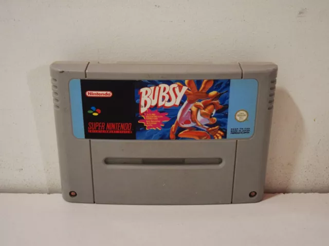 Bubsy Nintendo Super Nintendo SNES PAL FAH