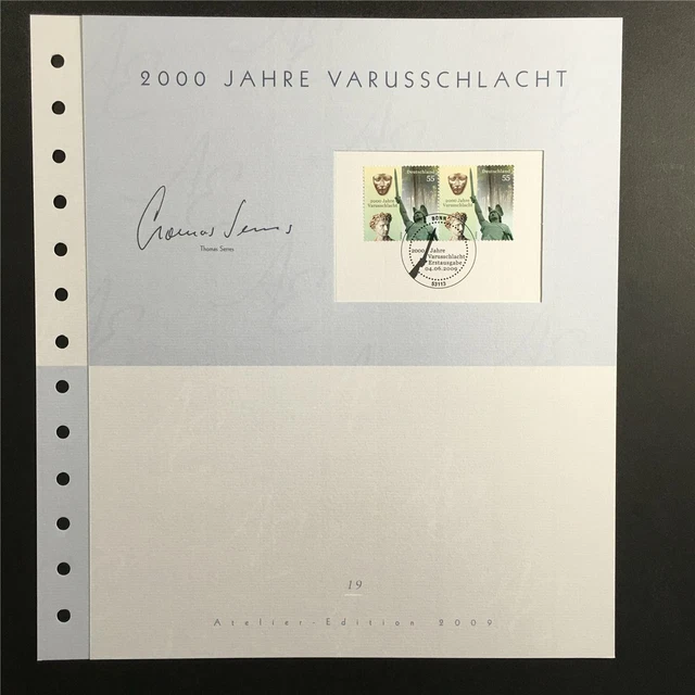 Germany Art-Edition 2009/19 Varusschlacht Varus Battle Romans Unissued Drafts!!