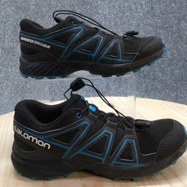 Salomon Shoes Youth 5 Womens 6.5 Speedcross6 Trail Running Sneakers 404820 Black