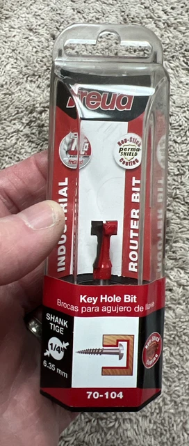 New Freud 70-104 25/64" Key Hole Bit 1/4” Shank