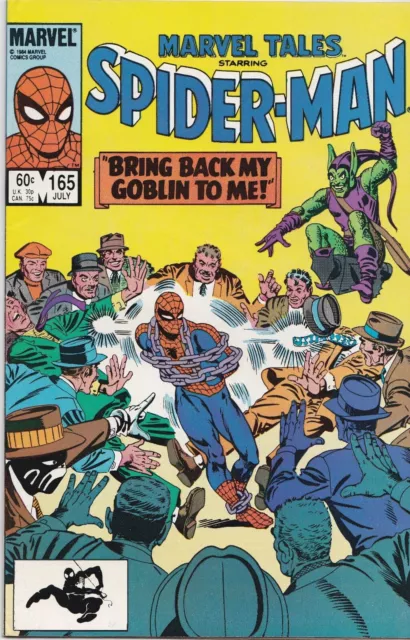 Marvel Tales Spider-Man #165 1984 VFINE 8.0 Reprints ASM #27 Crime Master